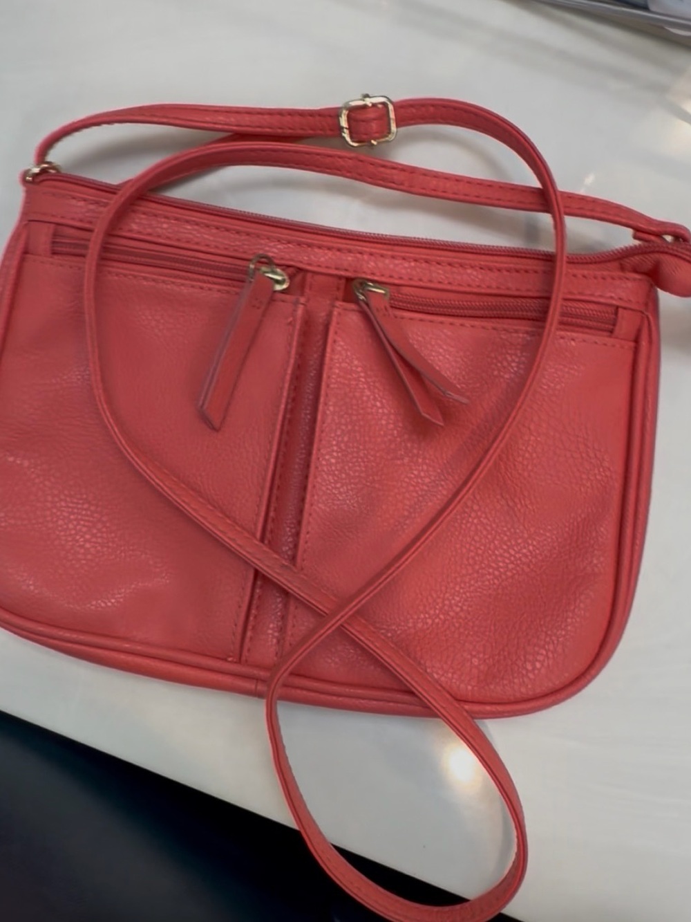 Coral Crossbody with dual external pockets